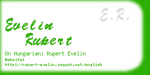 evelin rupert business card